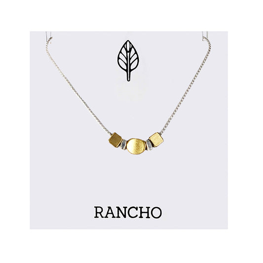 Dished Oval Chain Necklace