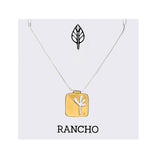 Square seedling Necklace