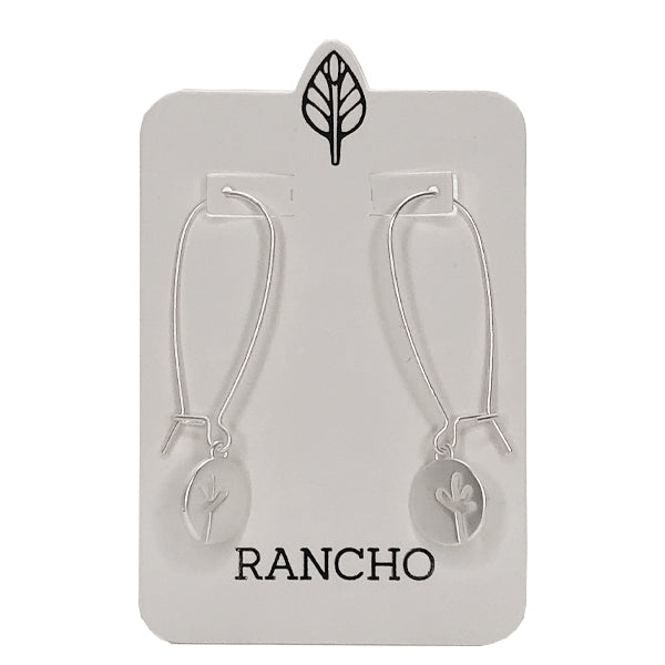 Small Seedling Disc Hook Earrings