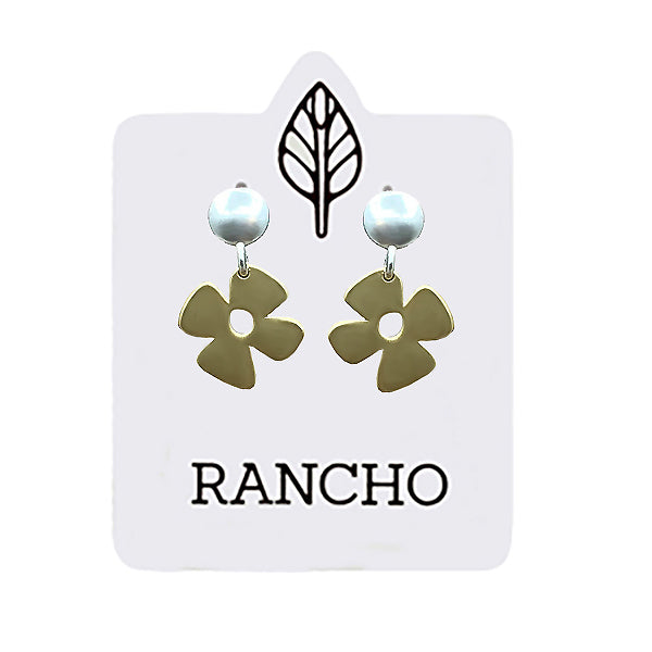 Retro Flower Stud Earring