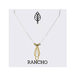 Loopy Pendant Chain Necklace