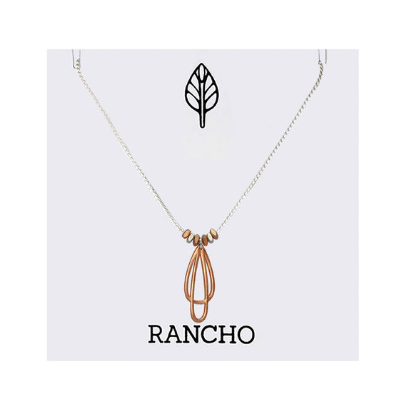 Loopy Pendant Chain Necklace