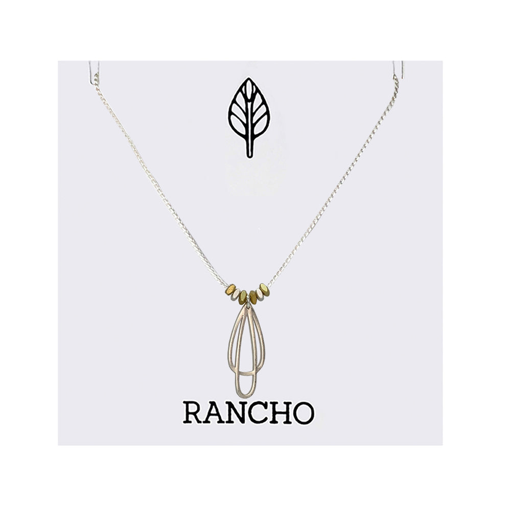 Loopy Pendant Chain Necklace