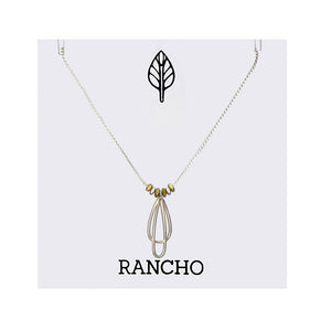 Loopy Pendant Chain Necklace